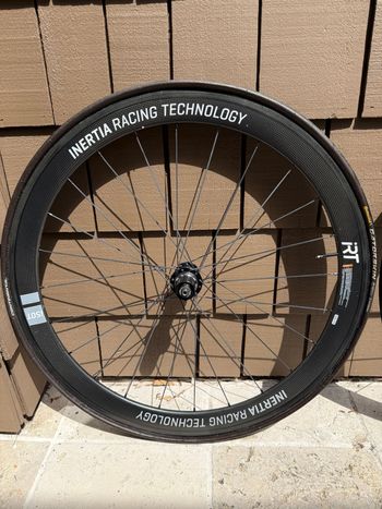Used iRT Inertia Racing Technology 50mm Carbon Wheelset 50mm Carbon Wheelset Rim Brake bike — image 2 of 7