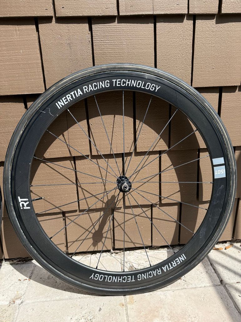 Used iRT Inertia Racing Technology 50mm Carbon Wheelset 50mm Carbon Wheelset Rim Brake bike — image 6 of 7