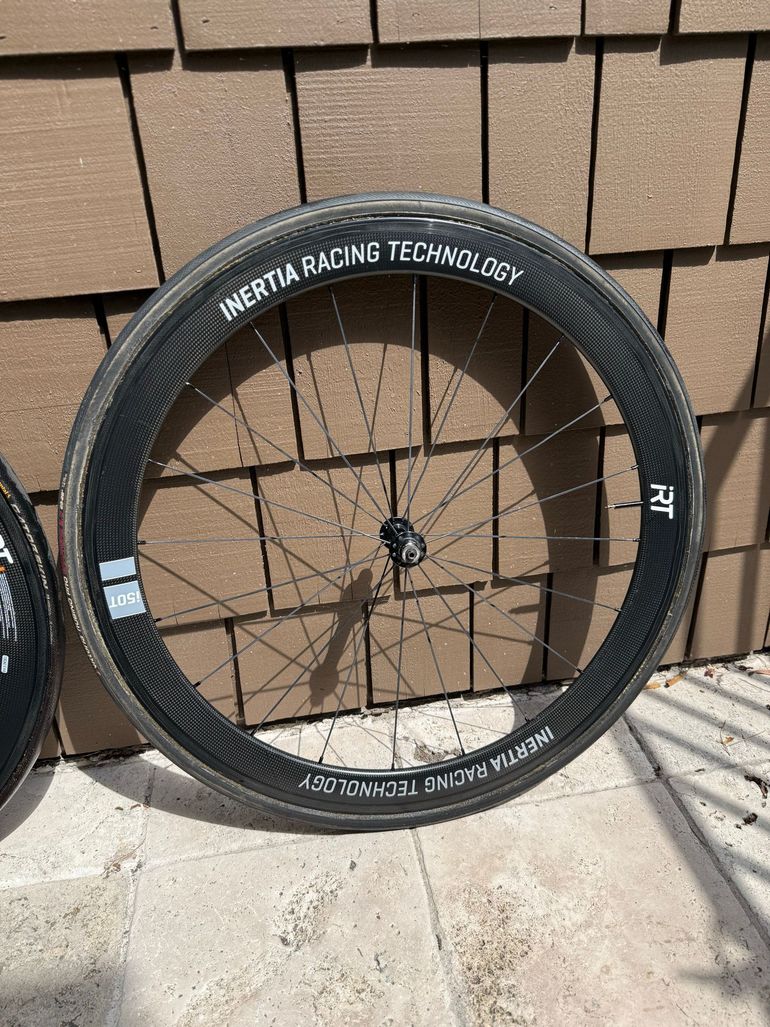 Used iRT Inertia Racing Technology 50mm Carbon Wheelset 50mm Carbon Wheelset Rim Brake bike — image 3 of 7
