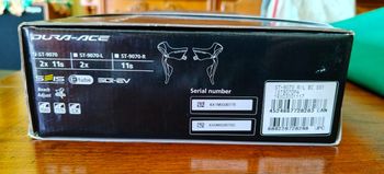 Used Shimano Dura-Ace ST-9070 Di2 coppia comandi Di2 bike — image 2 of 5