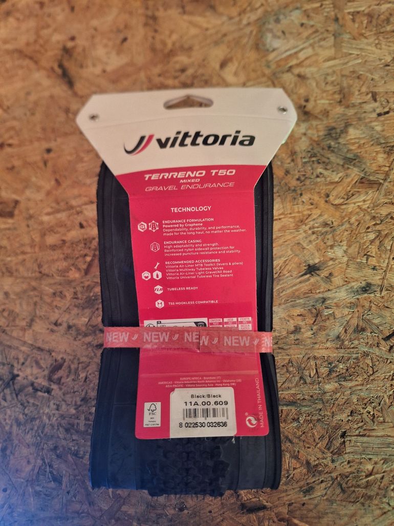 Used Vittoria Terreno Mixed Gravel Endurance T50 G2.0 Tubeless Ready Noir 2026 bike — image 2 of 2