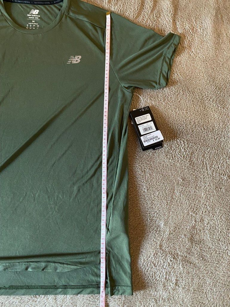 Used New Balance Olive Green Technical T-shirt bike — image 4 of 4