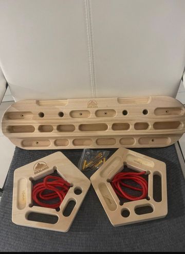 Used rocklands hangboard + paire fingerboards escalade bois - Neuf Climbing