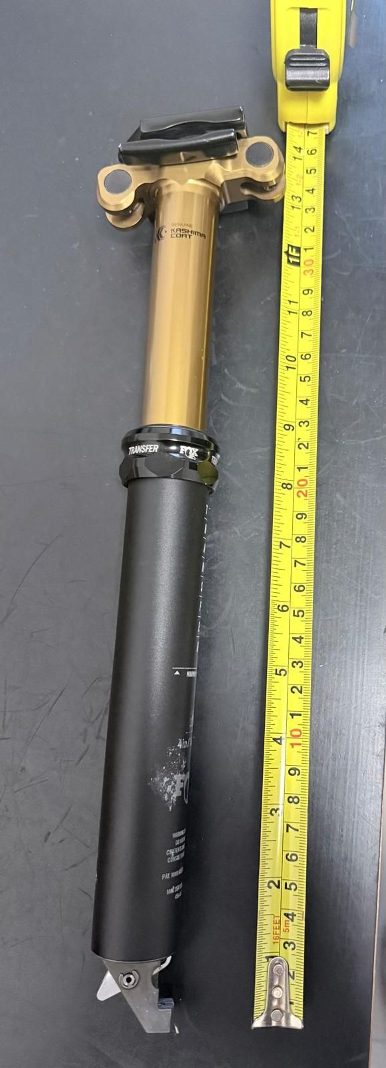 Used Fox Transfer SL Factory Dropper Seatpost 31.6mm 100mm bike — image 7 of 7