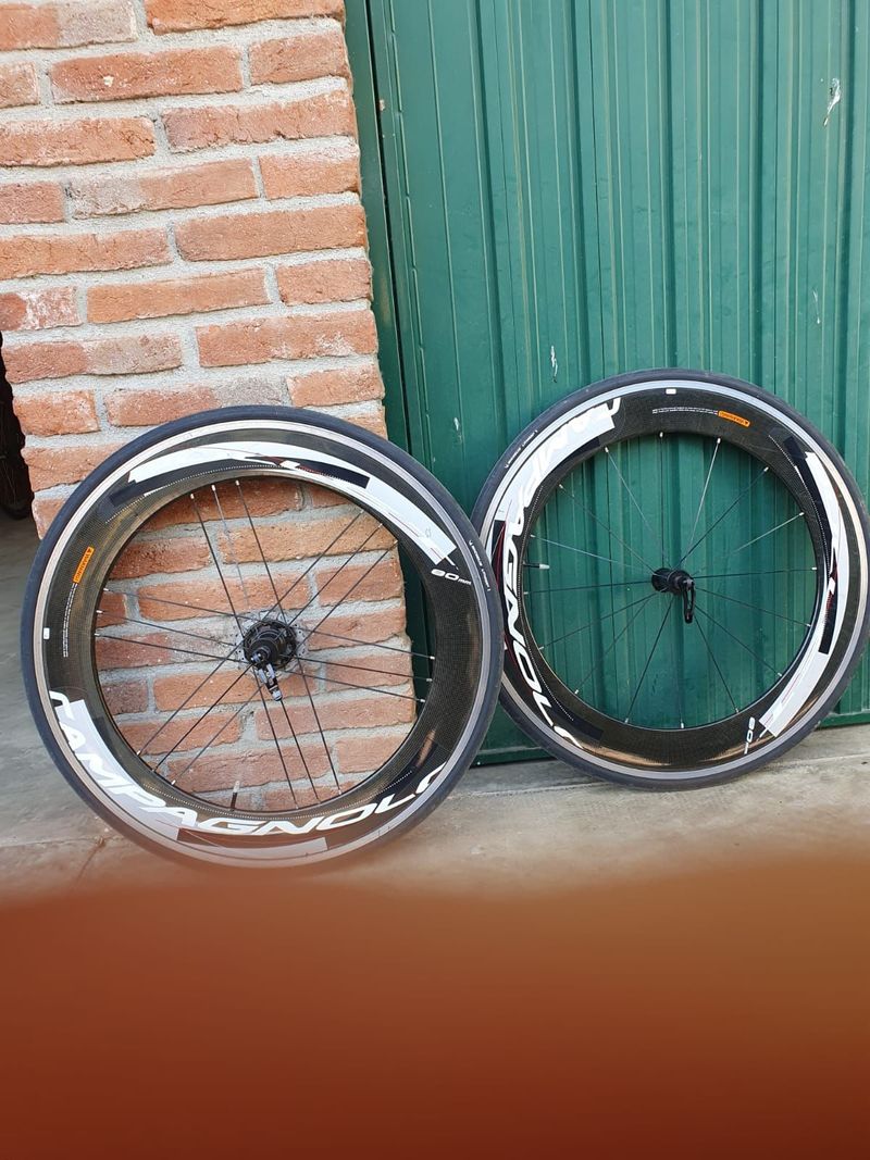 Tweedehands Campagnolo Bullet 80 Carbon Rims Wheels
