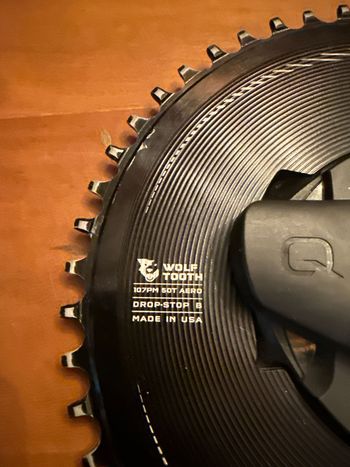 Used Sram Force Crankset with Quarq Powermeter 2023 bike — image 4 of 5