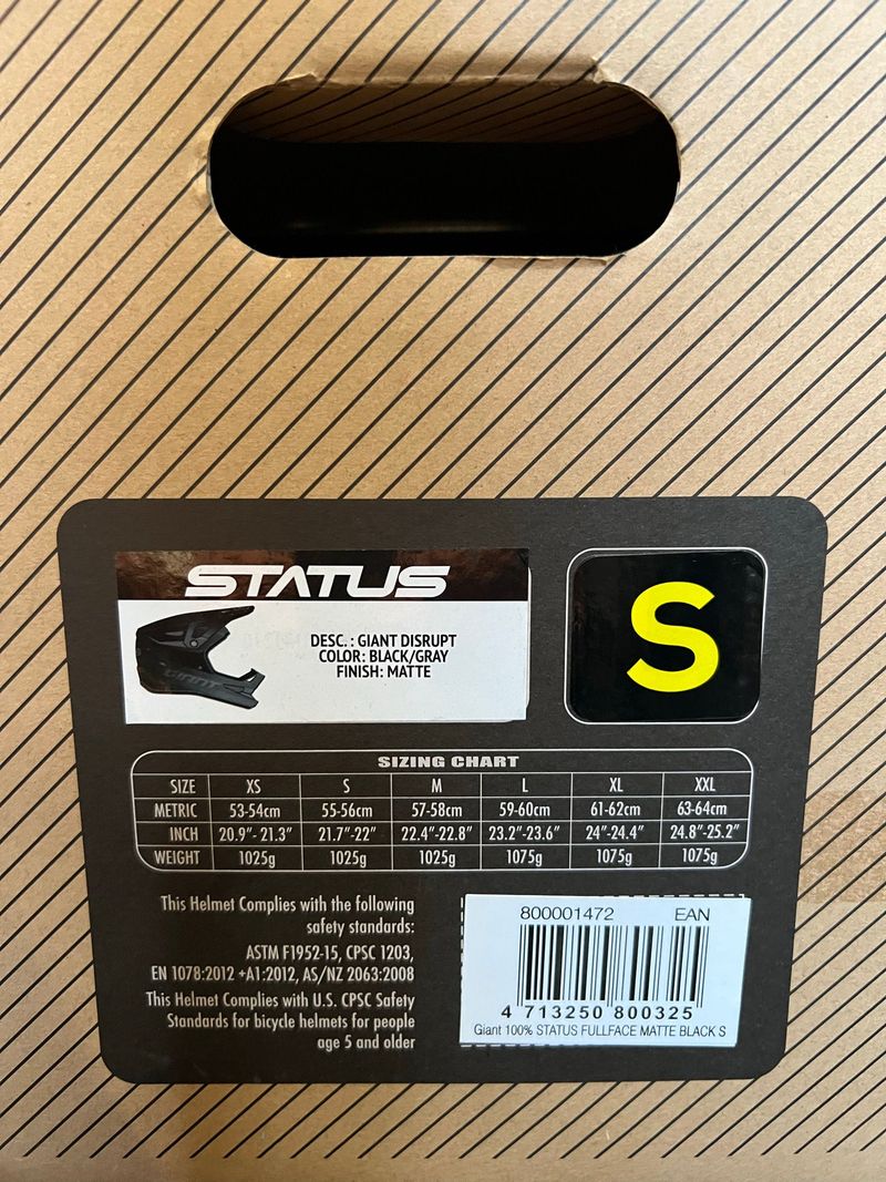 Used 100% Status Full Face MTB Helmet bike — image 2 of 7