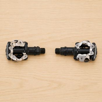 Shimano, Pedais PD-M520 SPD Preto 1 Par EPDM520L