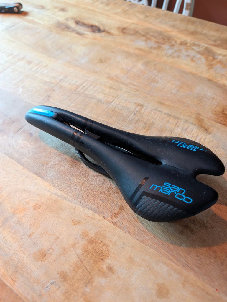 Used Selle San Marco Aspide Carbon FX Open Narrow Saddle bike — image 2 of 3