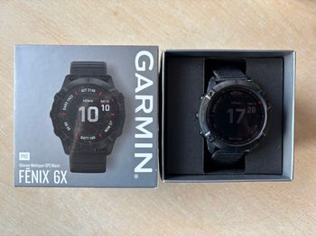 Used Garmin Fenix 6X Pro 51mm GPS Watch 2020 bike