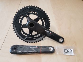 Sram, RED Carbon GXP 50/34 - 52/36 - 46/36 175 mm 11S