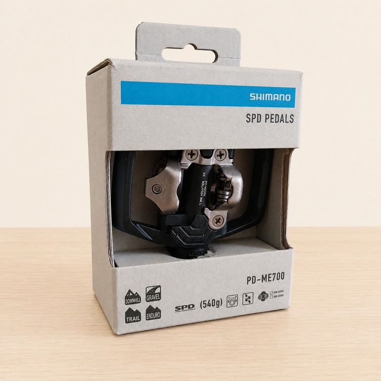 Used Shimano Pedais PD-ME700 SPD Preto 1 Par bike — image 5 of 5