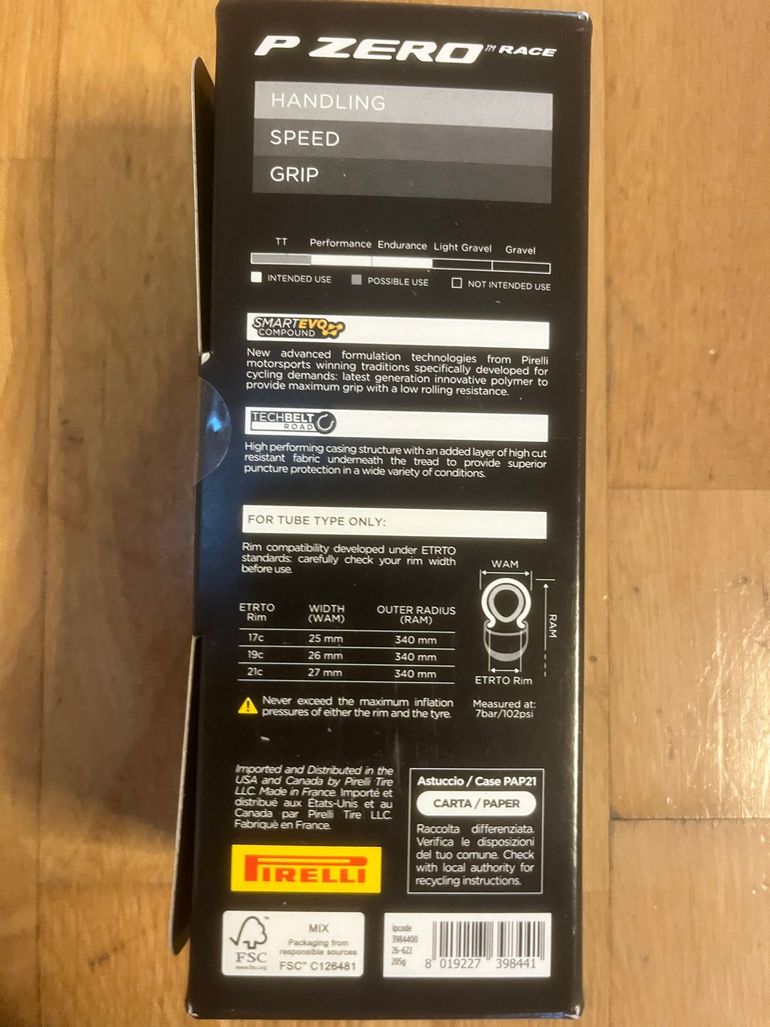 Used Pirelli P ZERO Race 700x26c bike — image 2 of 2