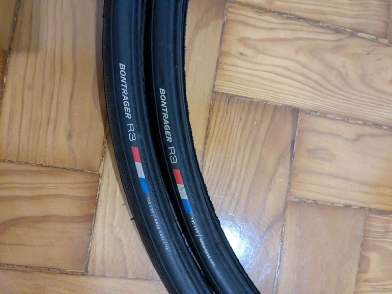 Used Bontrager R3 700 x 25 Tires (pair) bike — image 1 of 2