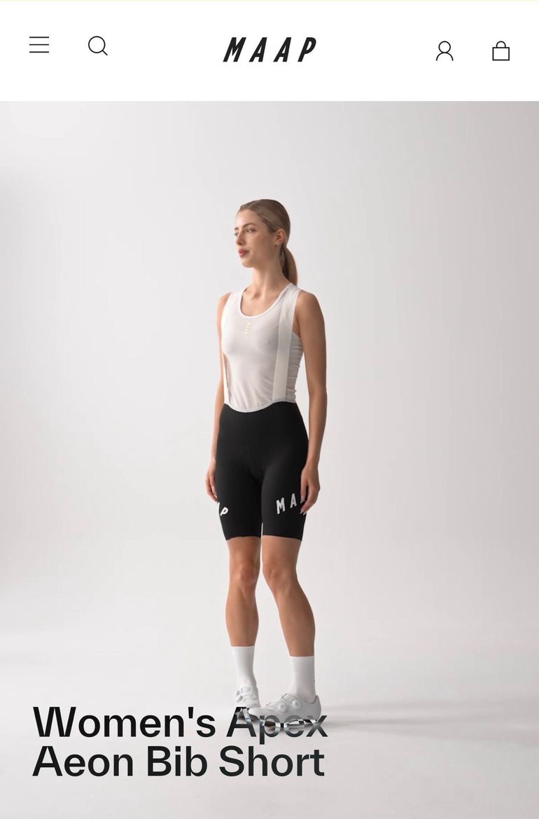 Used MAAP Women's ApexAeon Bib Short 2025 bike — image 9 of 11