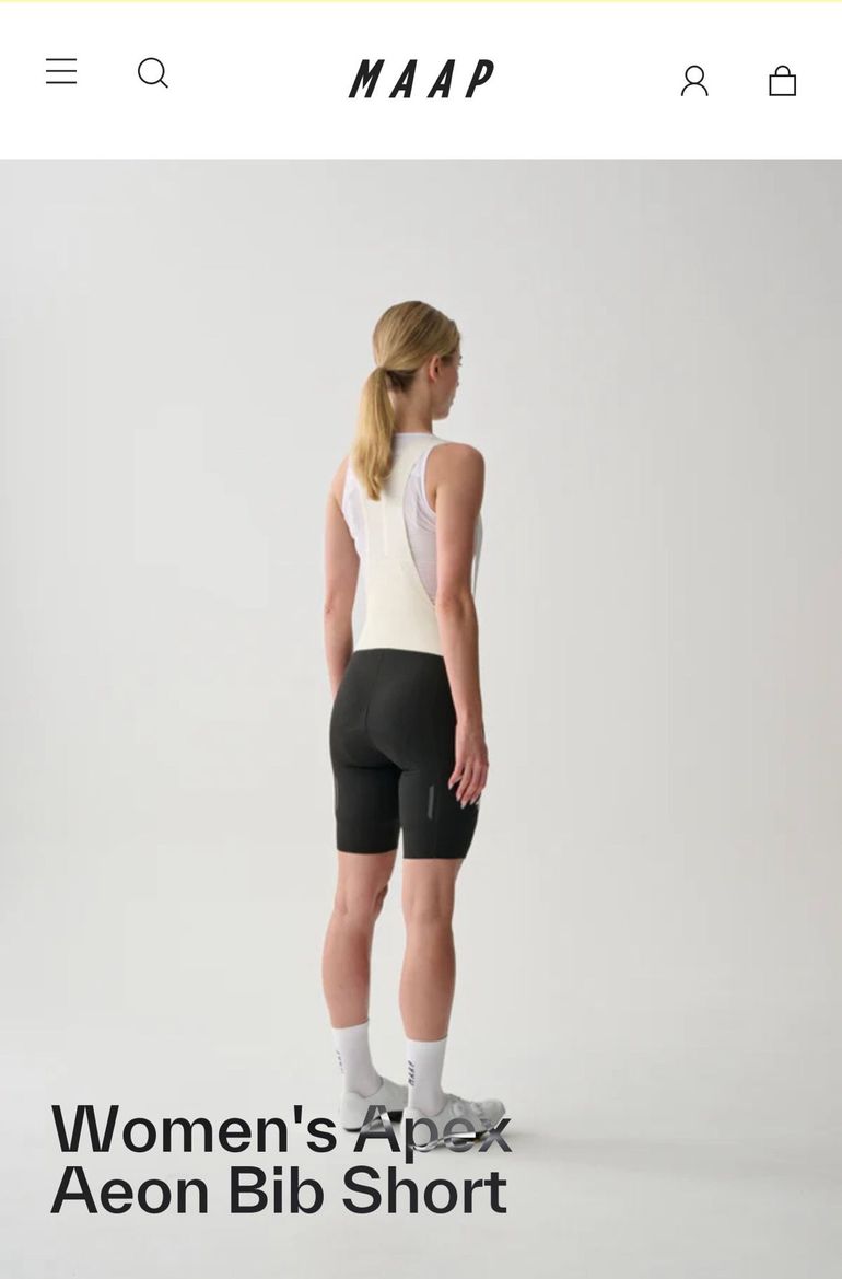 Used MAAP Women's ApexAeon Bib Short 2025 bike — image 11 of 11