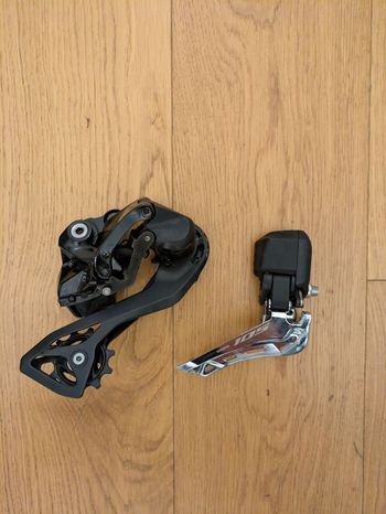 Used Shimano 105 Di2 RD-R7150 + FD-R7150 2025 bike