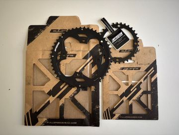 Used Fsa Chainring 48-32t 110bcd 4bolt Drivetrain & Pedals