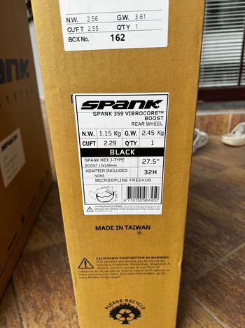 Used Spank Vibrocore 359 27,5” Rear wheel bike — image 4 of 4