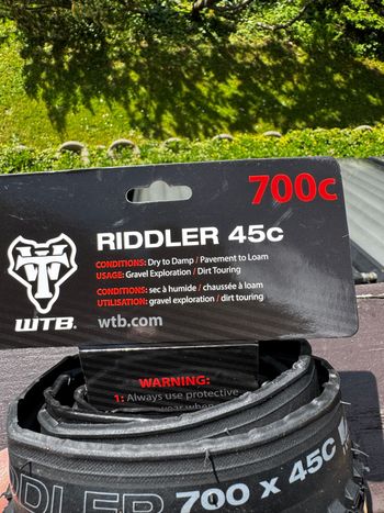 Used Wtb Riddler 700x45 bike — image 3 of 4
