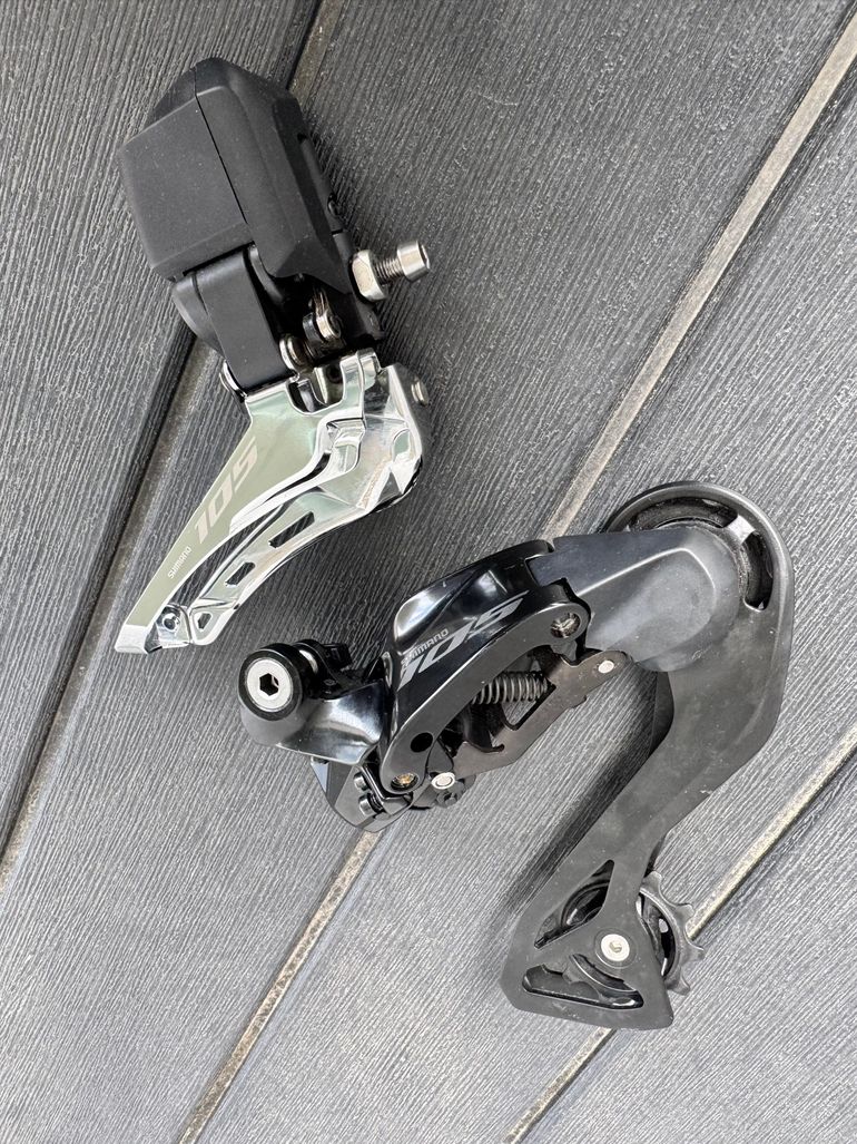 Used Shimano 105 di2 R7150 incl. 4iii PM bike — image 3 of 5