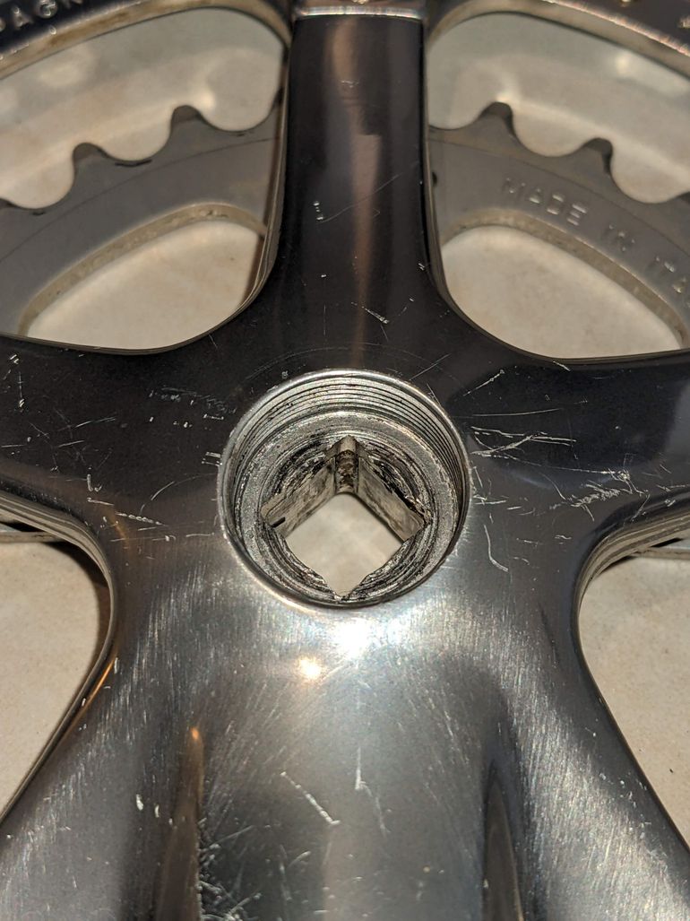 Used Campagnolo Racing T triple 175 mm bike — image 4 of 15
