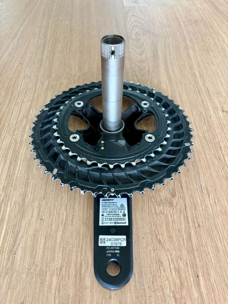 Used Giant Power Pro Shimano 105 Powermeter 52x36 170mm 2024 bike — image 2 of 4