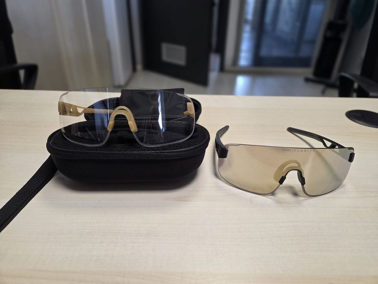 Used POC Elicit Gold + Clear bike — image 1 of 3
