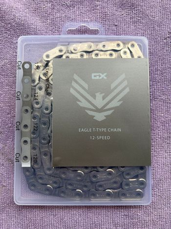 Used Sram GX Eagle T-Type Flattop Chain 12-speed 126 links 2026 bike