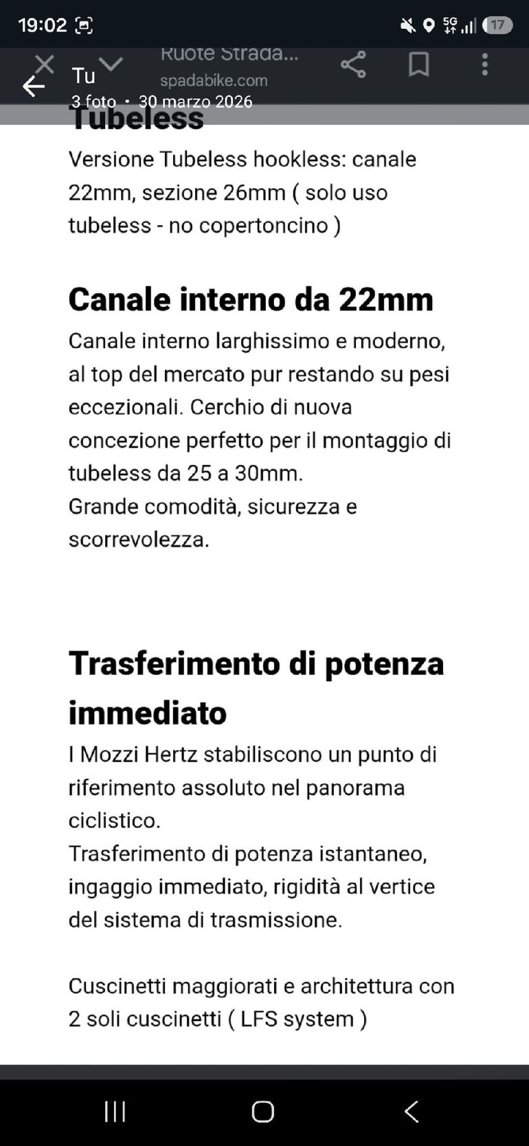 Brugt Spada Tivan k disc 38 mm 2024 bike — billede 4 af 6