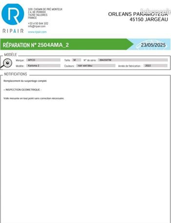 Used Apco Karisma 2 2022 bike — image 3 of 3