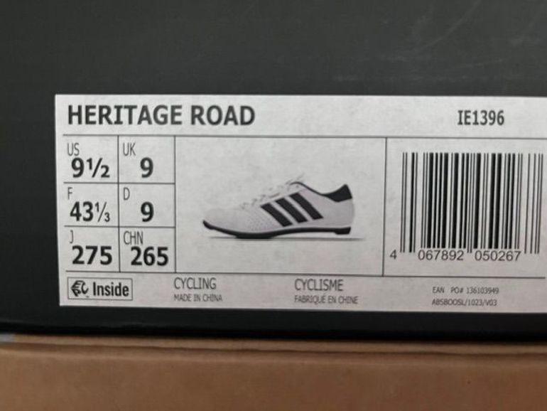 Used Adidas Cycling Heritage Road Rennradschuhe 43 2026 bike — image 7 of 7