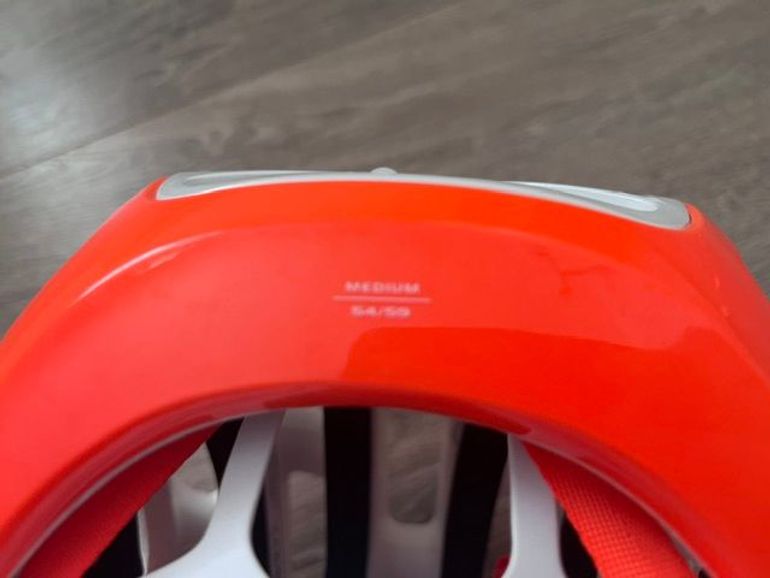 Used POC Vectral MIPS Helm 1217 Fluorescent Orange AVIP Medium 54/59 2024 bike — image 5 of 7