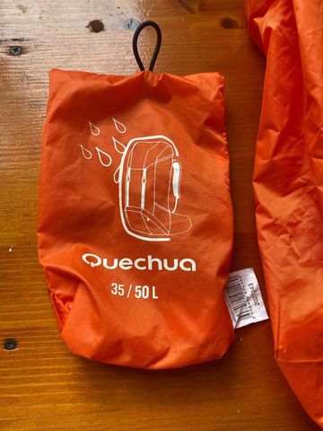 Used QUECHUA Anti Pioggia Zaino Trekking 35/50 Litri 2024 Hiking