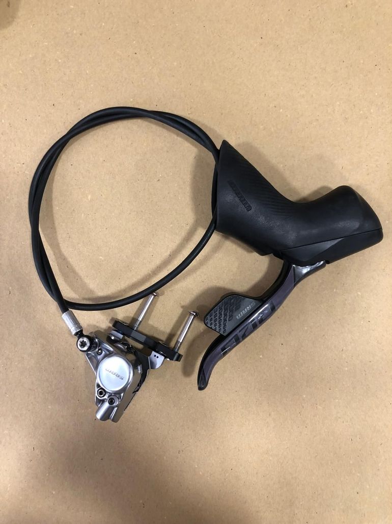 Used Sram Leve Freno/Cambio + Freno a Disco Idraulico + Pasticche bike — image 8 of 10