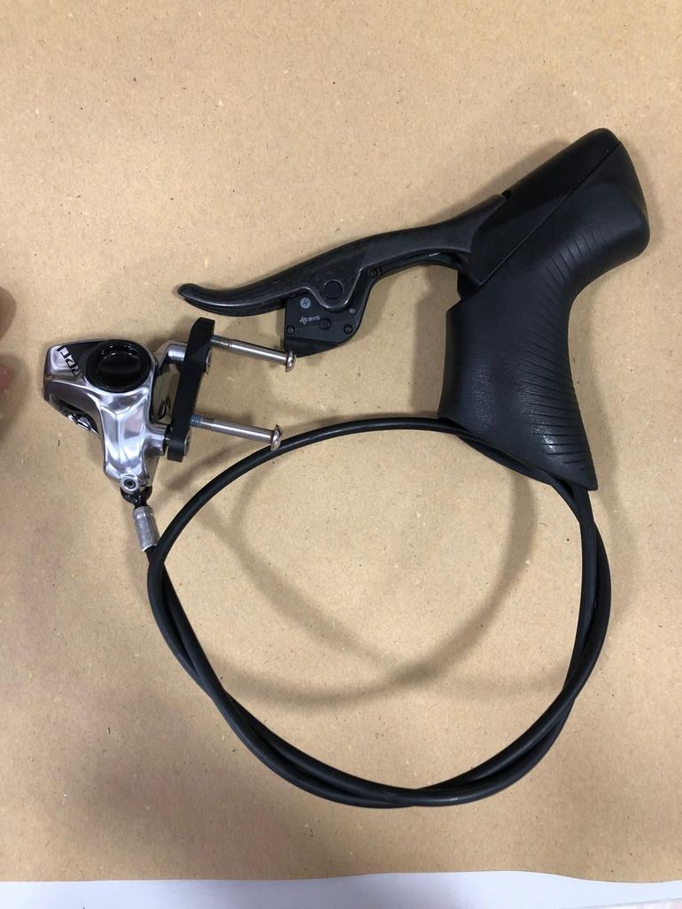 Used Sram Leve Freno/Cambio + Freno a Disco Idraulico + Pasticche bike — image 7 of 10