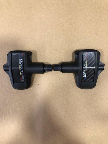 Used Look Keo Blade Carbon Ceramic Ti Pedals bike