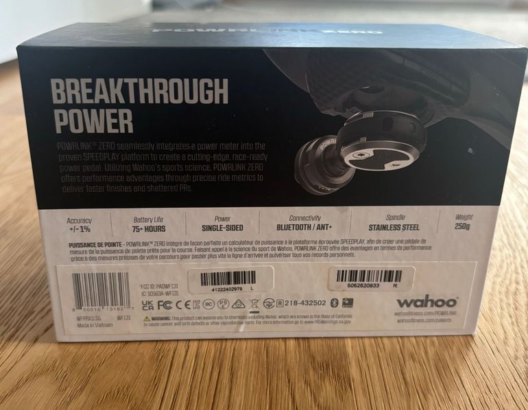 Used Wahoo Powrlink Zero Power Meter Pedals bike — image 5 of 5
