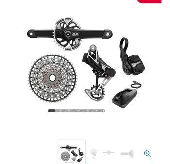 Used Sram XX T-Type Gruppo Completo Nuovo bike