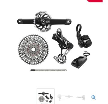 Used Sram XX T-Type Gruppo Completo Nuovo Groupset