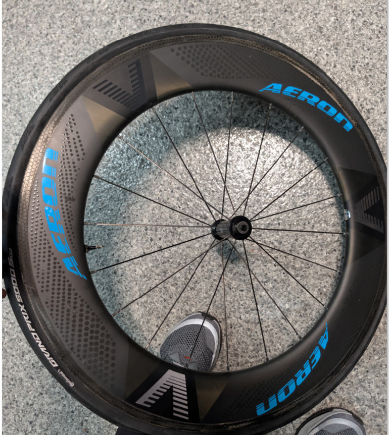 Used Ron Wheels AERON V8 + AERON X Carbon Wheelset 2023 bike — image 4 of 5