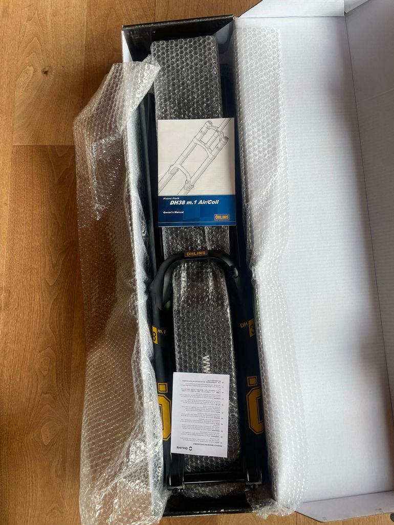 Used Öhlins DH38 m.1 Coil TTX18 29/200mm incl. Gabelkrone Offset 50 bike — image 6 of 7