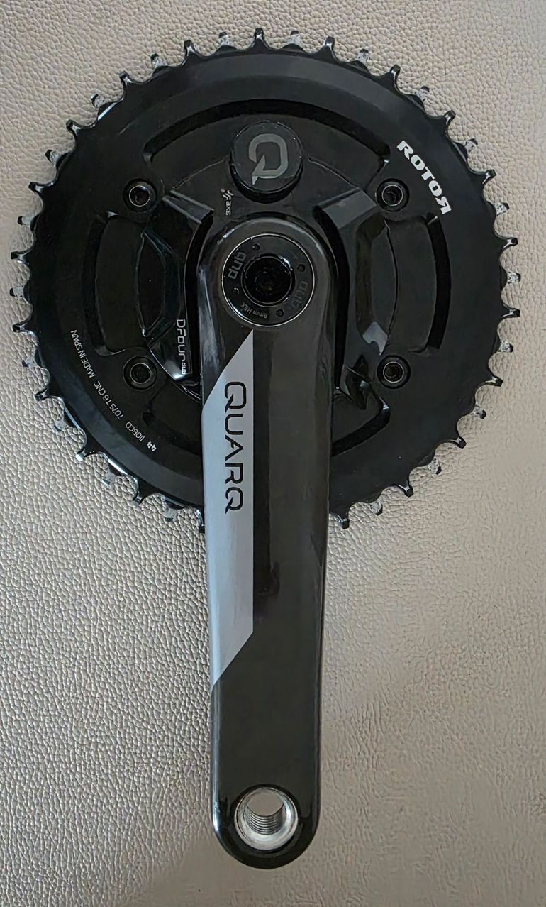 Used Quarq DFour Powermeter Spider inkl. Rotor Kettenblätter bike — image 1 of 5