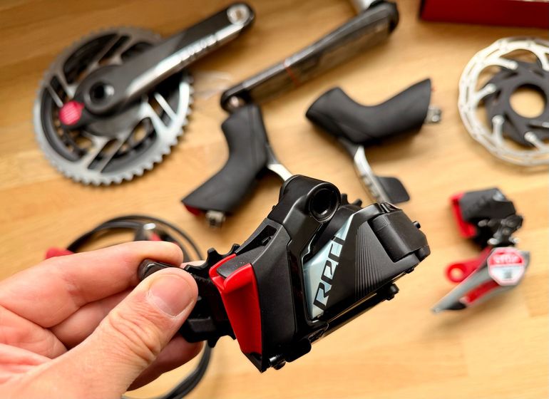 Used Sram Red AXS D1 groupset, NEW, E1 cassette 2026 bike — image 3 of 10