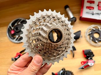 Used Sram Red AXS D1 groupset, NEW, E1 cassette 2026 bike — image 7 of 10