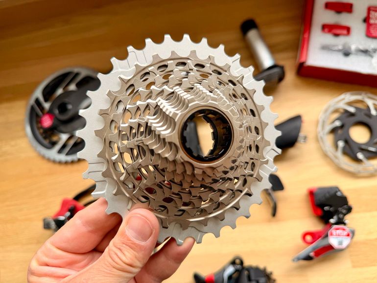 Used Sram Red AXS D1 groupset, NEW, E1 cassette 2026 bike — image 7 of 10