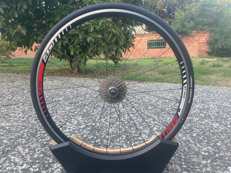 Used Dt Swiss 4.0 Aluminum Clincher 700c Wheelset bike — image 1 of 3