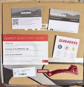 Used Sram RED AXS Power Meter Kit e1 2025 bike — image 6 of 9