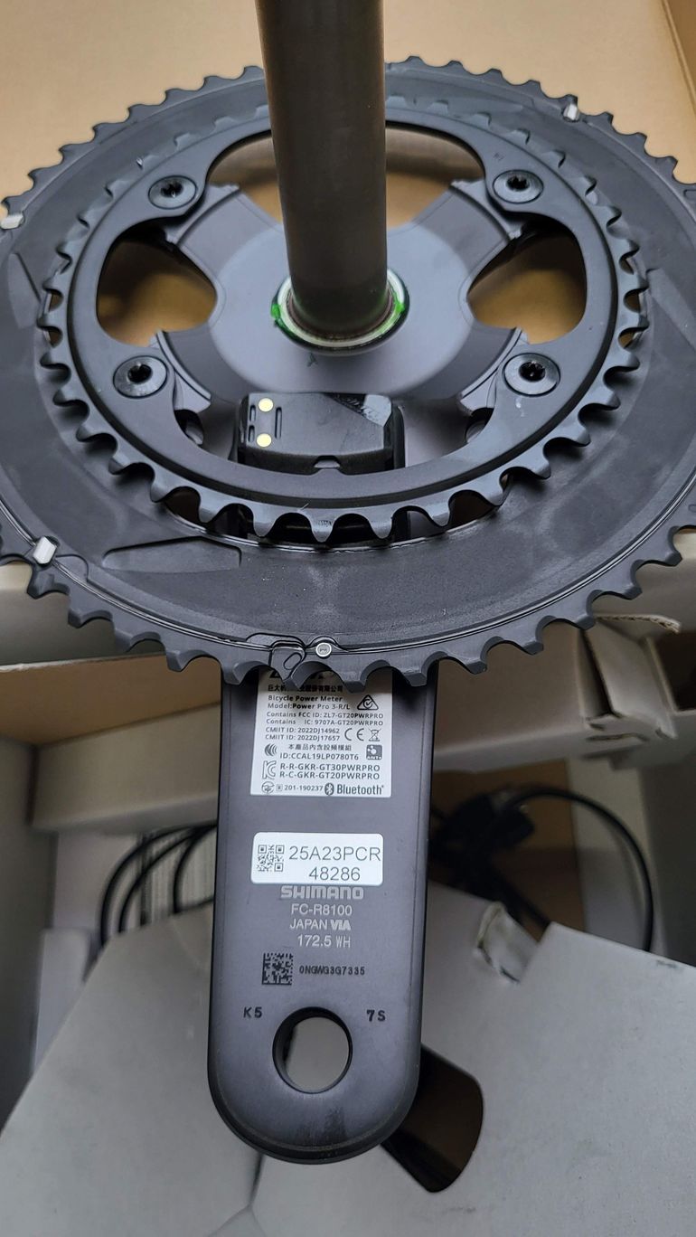 Used Shimano Dual-Sided Power Meter Crank 172.5mm 2026 bike — image 4 of 6