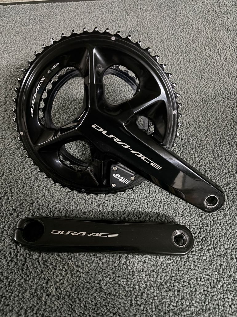 Used Shimano Dura-Ace R9200 Crankset with 4iiii Precision 3+ Pro Power Meter 2025 bike — image 1 of 3